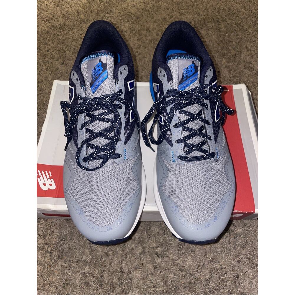 New Balance MEN'S Sz 11 Navy Blue White Speed Ride 690 All Terrain Running Shoe